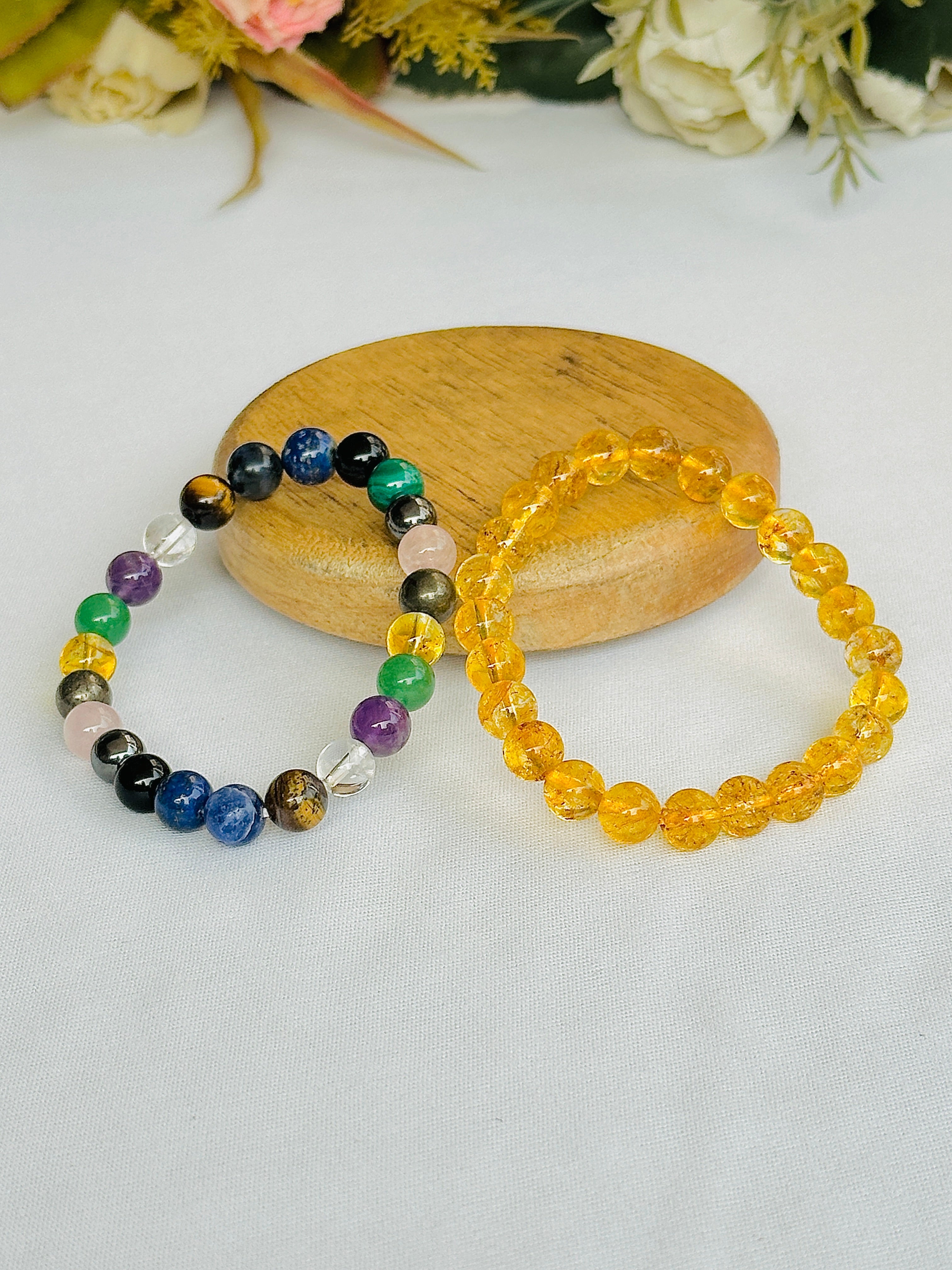 Sarkari Naukari ka Ramban: Govt & Competitive Exam & Yellow Citrine Bracelet - Abhimantrit & Certified